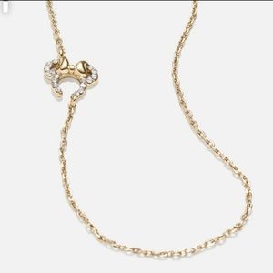 Baublebar Asymmetrical Minnie Mouse Gold necklace